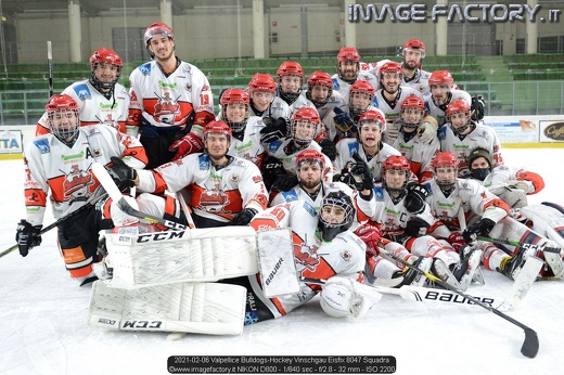 2021-02-06 Valpellice Bulldogs-Hockey Vinschgau Eisfix 8047 Squadra